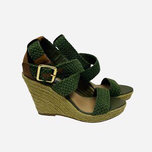 Steve Madden Skylar Wedge in Olive Green 7.5 NWT NIB